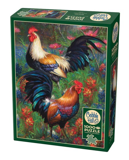 Roosters 1000 Piece Jigsaw Puzzle