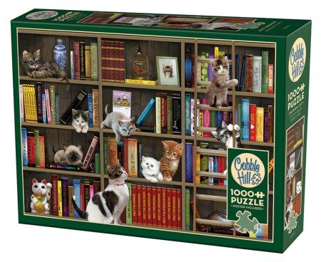 Kitty Librarians 1000 Piece Jigsaw Puzzle