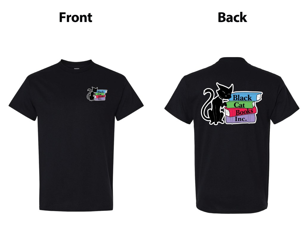 Black Cat Books Inc Gildan T-Shirt (5 sizes)