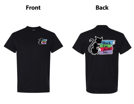 Black Cat Books Inc Gildan T-Shirt (5 sizes)